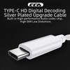 CCA Type-C Headphone Jack Adapter Aux Audio Dongle Earphone Converter