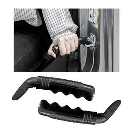Augeny Car Door Handle for Elderly, Multifunctional Portable Vehicle Assist Support Handle, Automotive Door Assist Bar Helps Get Out, Universal Assistive Device for Seniors, Handicapped (Black, 2PCS)