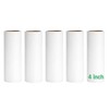 5 Pack 4 Inch Lint Roller Refills, 60 Sheets Per