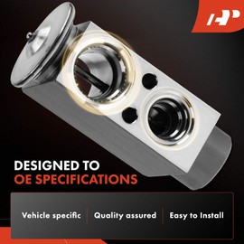 A-Premium A/C Expansion Valve Compatible with Land Rover Range Rover Evoque 2012-2019, LR2 2008-2015, Discovery Sport 2015-2019, 2.0L 3.2L, Without Solenoid