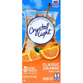 Crystal Light Classic Orange Drink Mix, 10-Quart Box