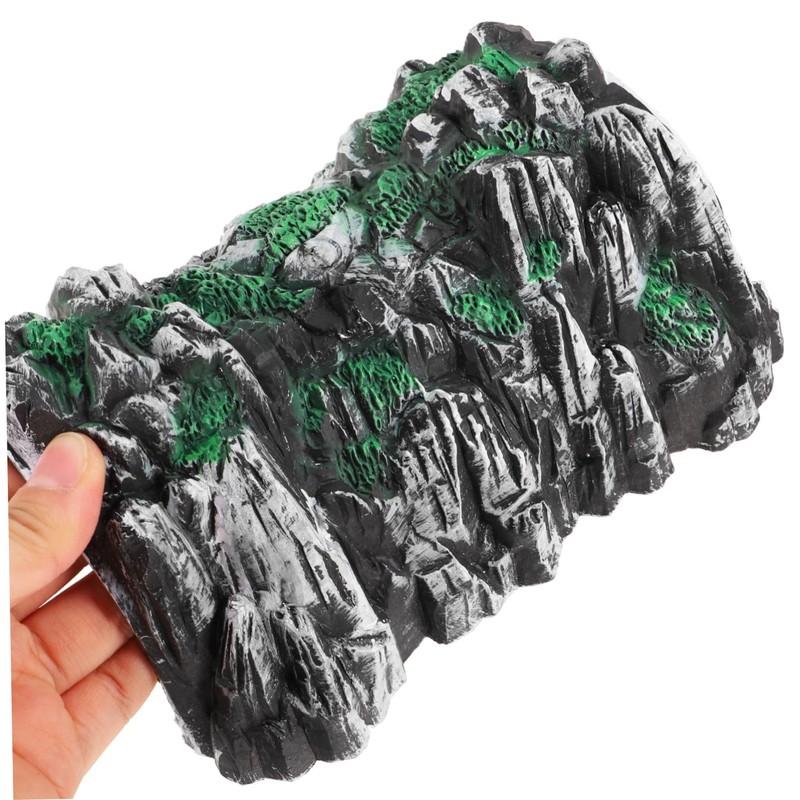 jojofuny 2Pcs Train Tunnel Model Realistic Cave Accessory for Railway