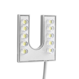 Sewing Machine Light Strip, Flexible USB Sewing Light with 10 LED Lamp Connectors, Bright Multifunctional LED Work Light with Magnetic Base for Lathe