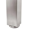 TableLegsOnline 34-1/2"" Square Metal Table Leg - Brushed Steel