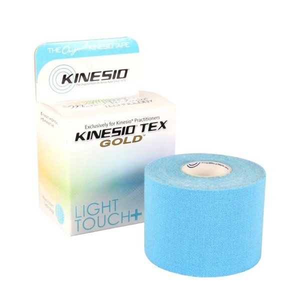 Kinesio Taping - Elastic Therapeutic Athletic Tape Tex Gold Light Touch - Ajisai Blue – 2 in. x 13 ft