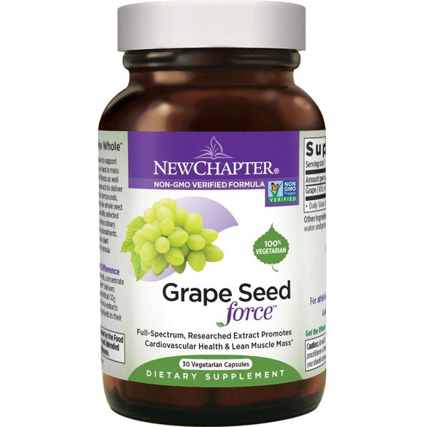 New Chapter Grapeseed Force, 30-Count