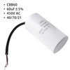 CBB60 60uF uf ± 5% Motor Start Run Capacitor MFD