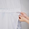 Yanutan No Hook Shower Curtain,Ocean Theme Double-Layered Shower Curtain with