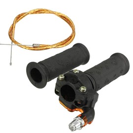 47cc 49cc Motorcycle Handle with Twist Throttle Cable Speed Control Handle Mini Hand Cooled Fit for Mini Moto Pit Dirt Bike ATV Quad