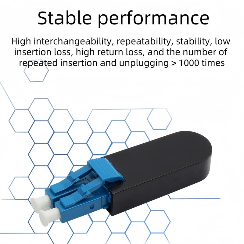TXWTXPJ-LC Single Mode 9/125μm Fiber Optic Loopback Adapter,LC/UPC Singlemode Fiber