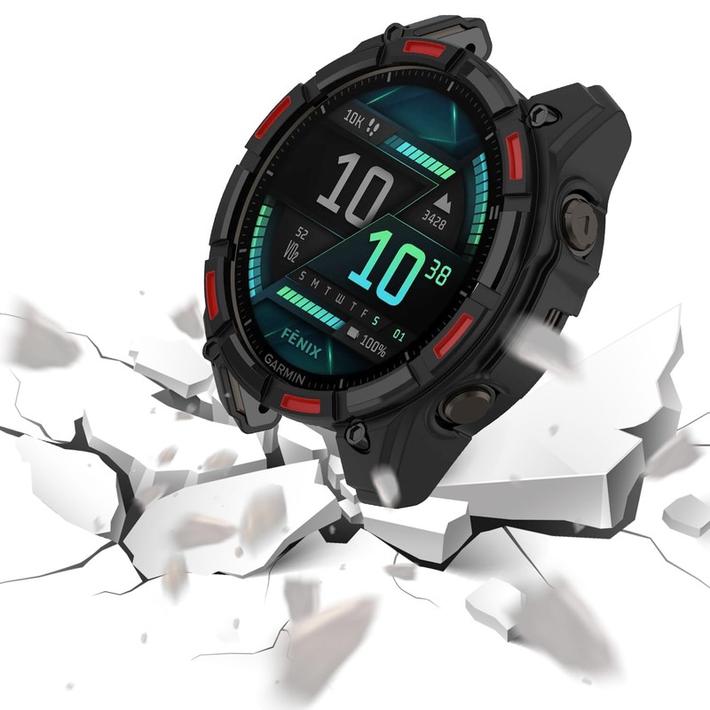 ZoRoll Protector Case Compatible with Garmin Fenix 8 43 mm,