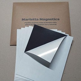 5" x 7" 60 mil Adhesive Magnet Sheets - 5 Pack - Strong Flexible Magnet