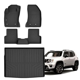 Alfombrillas y maleteros para Jeep Renegade 2015-2025, 2026, TPE para todo tipo de clima, forro de carga completo para accesorios Renegade