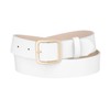 Allegra K Women's Wide Belt Wide Waist Belt Adjustable Pin