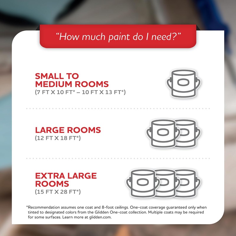 Glidden Interior Paint + Primer: Brown/Good Life, One Coat, Eggshell,