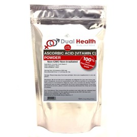 Ascorbic Acid (2.5kg - 5.5 lbs) Pure Vitamin C Powder High Potency Food Grade Cell and Immune Support Non-GMO Soluble Fine Crystals Antioxidant Bulk Supplements Skin Hair Bones Teeth Nails