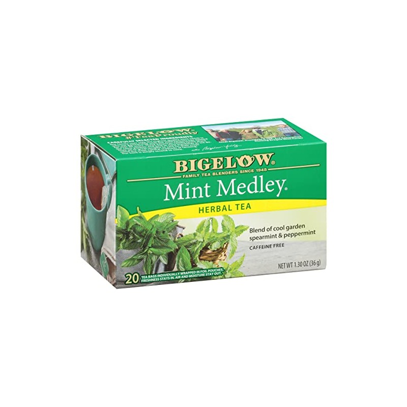 Bigelow Tea Mint Medley Té de hierbas, té de menta
