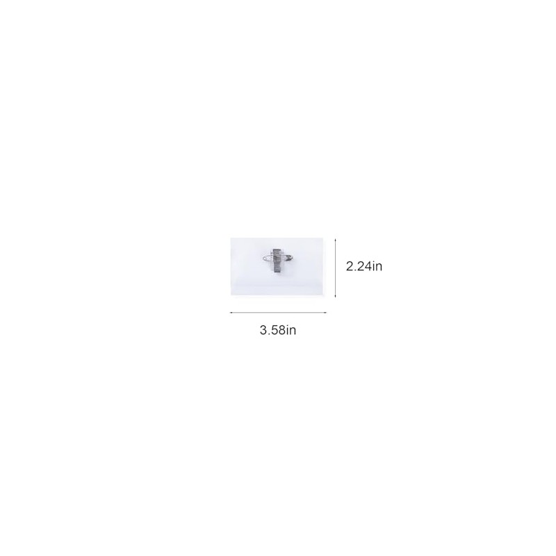 WEAXIO 50pcs Name Badge Holders - Pin & Clip Style