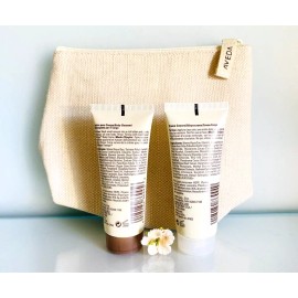 Aveda Makeup Bag & Caribbean Therapy Body Cleanser & Creme 1.4 fl.oz ~ Lot of 3!