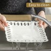 Ceramic Square Dinner Plates, 11 inch Square Serving Plate Set
