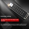 Aswalling Secure USB Drive, 128GB Encrypted USB Flash Drive Hardware