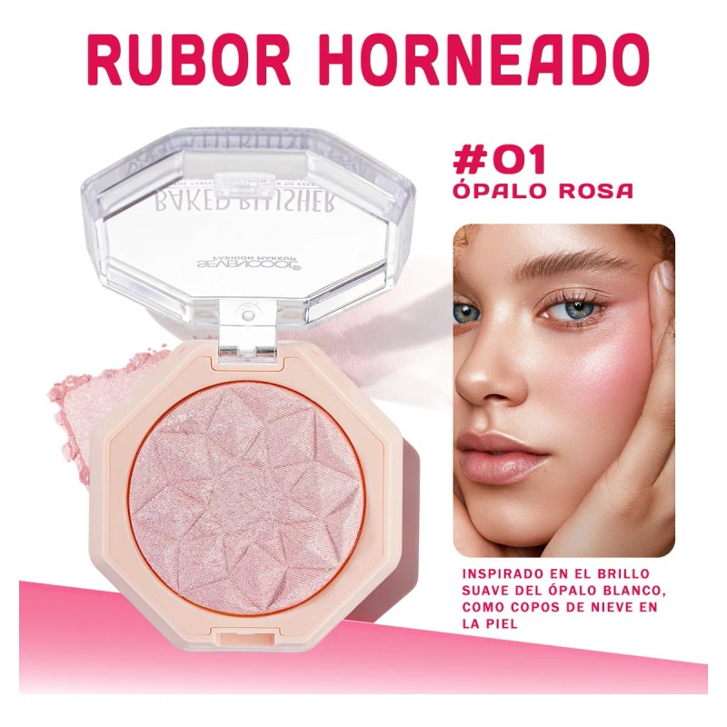 Iluminador En Polvo Baked Highlighter Sevencool 13.2g