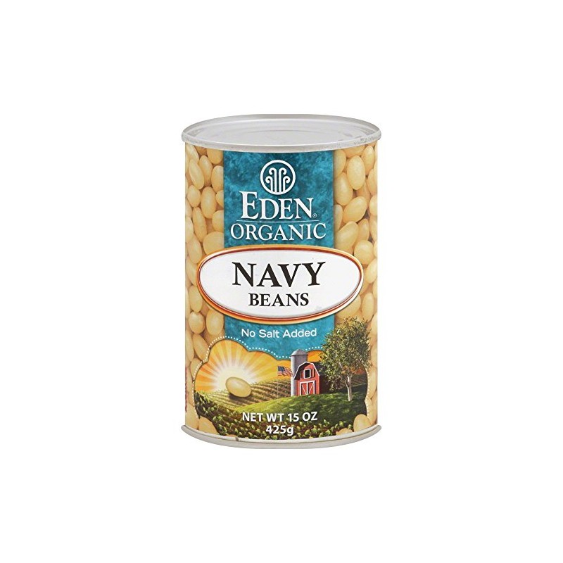 Eden Foods Navy Beans - Organic - Case of 12