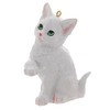 White Kitten Ornament Christmas Tree Holiday Home Decoration 2" Length