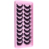 3D False Eyelashes, Natural Eyelashes, Pure Handmade Natural Look, Fluffy