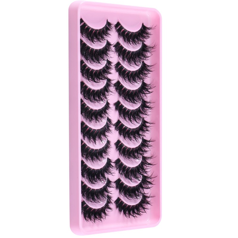 3D False Eyelashes, Natural Eyelashes, Pure Handmade Natural Look, Fluffy