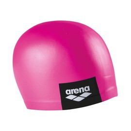arena Logo Moulded Swim Cap, Pink