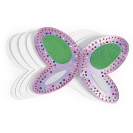 Colorations Decorate Your Own Wings Set of 12 for Kids Arts and Crafts Activity (FLYAWAY)