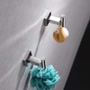 Miyili Bath Towel Hook Polished Stainless Steel Coat/Robe Clothes Hook