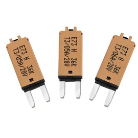 GLOSO Blade Circuit Breaker Mini RV Marine Boat Truck Yacht Manual Reset Audio Solar System Protection ATO ATC 5 Amp 3 PACK E73