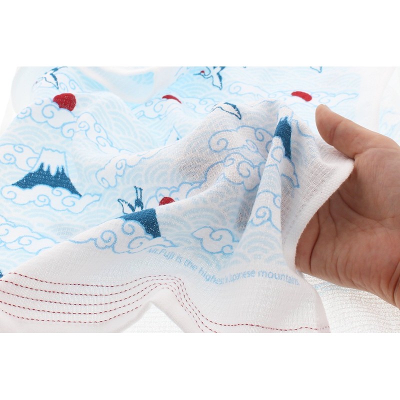 Imabari Towel, Face Towel, Fugoyomi, 13.0 x 39.4 inches (33