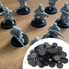 32mm Bases,20X Miniature Bases - Wear-Proof Desk Display Accessories for