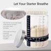 Sourdough Starter Kit -40oz Thick Glass Sourdough Starter Jar Sour