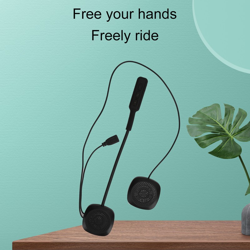 Motorcycle Helmet Bluetooth Headphone Wireless Bluetooth 5.0 Stereo Noise Reduction
