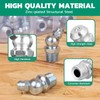 OURU 260PCS Grease Fittings Kit, SAE & Metric Zerk Grease