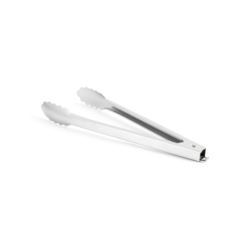 Fox Run Stainless Steel Locking Tongs, 12" Metal Kitchen Tongs