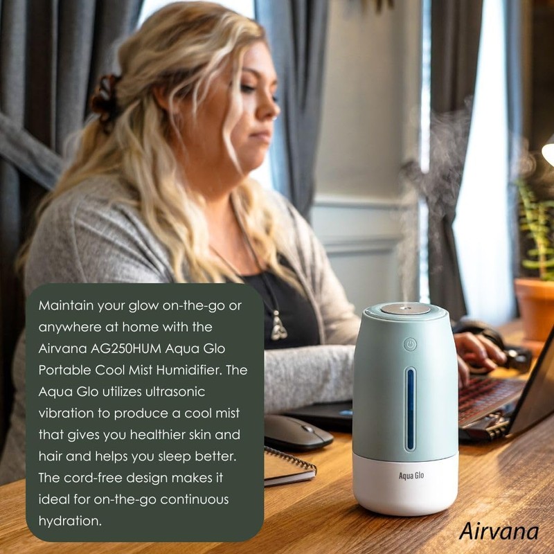 Airvana AG250HUM-V2-S Personal Humidifier, Silver