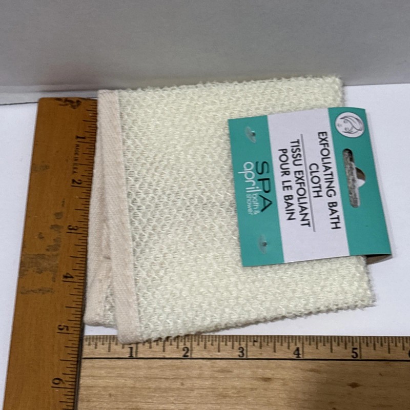 SpaOfficial April Bath & Shower Exfoliating Washcloth Cream Scrub Spa