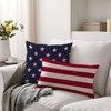 HODKHNO 4th of July Throw Pillow Covers Set of 2,Patriotic