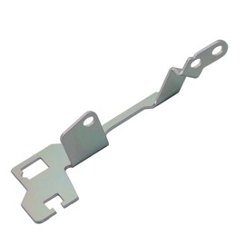 Throttle Cable and Kickdown Cable Bracket Compatible with Edelbrock Performer, Thunder AVS and All Quadrajet-style Carburetors Fits TH350, 700-R4, and 200-4R Cables Gold Anodized