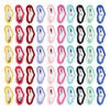 50 Pcs Little Pet Hair Clips Mini Peach Heart Hairpin