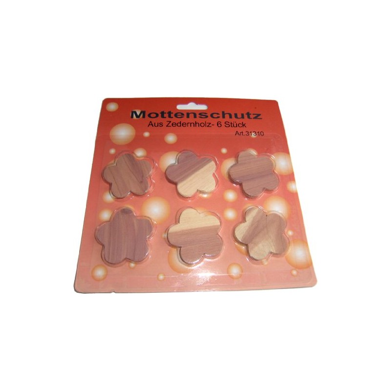 Natural moth protection thanks to pleasantly fragrant cedar wood
