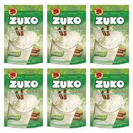 ZUKO Horchata Instant Powder Drink, Family Pack, No Sugar Needed, Vitamin C, 14.1 Oz (Pack of 6)