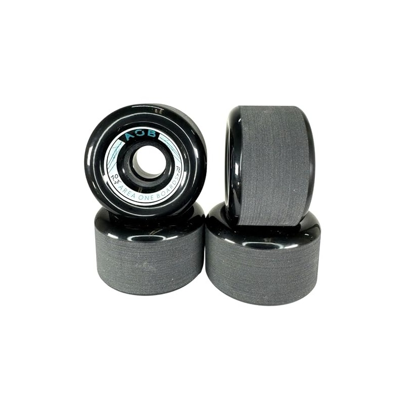 AOB Premium Longboard/Cruiser 2K Wheels (4 Pieces) Set Concentricity Calibrated