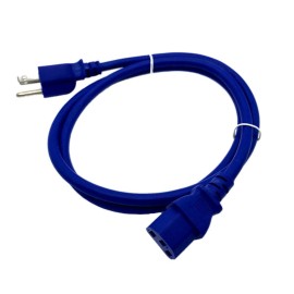 Kentek 4' Blue Power Cord for PRESONUS ERIS E5 E8 SCEPTRE S8 S6 STUDIO MONITOR SPEAKER