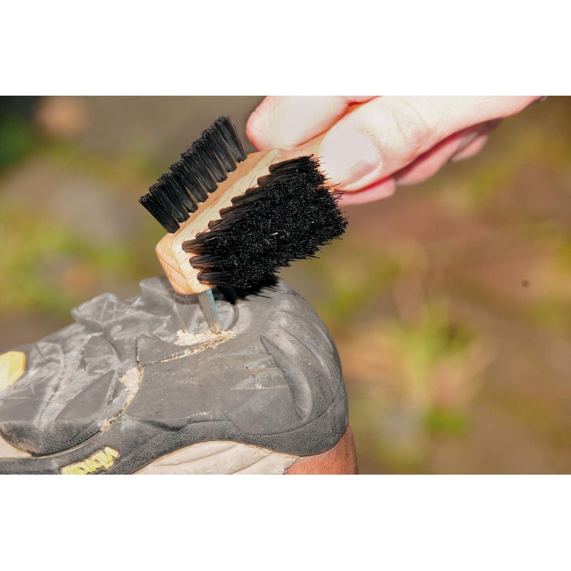 REDECKER Shoe Sole Brush - Wild Boar Bristle, Oiled Beechwood